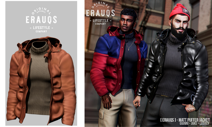 [ ERAUQS ] - Matt Puffer Jacket - 01