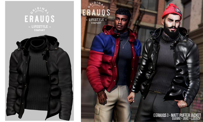[ ERAUQS ] - Matt Puffer Jacket - 03