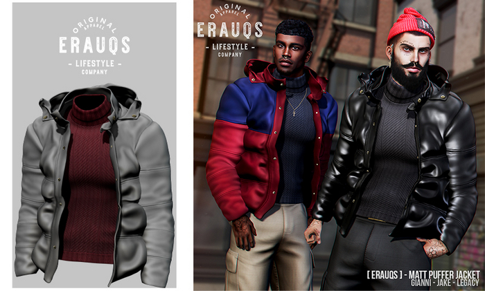 [ ERAUQS ] - Matt Puffer Jacket - 04