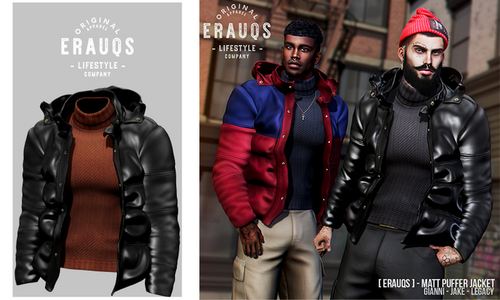 [ ERAUQS ] - Matt Puffer Jacket - 05