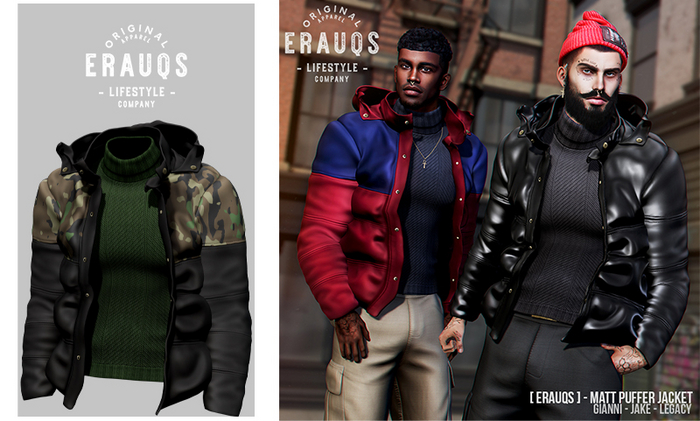 [ ERAUQS ] - Matt Puffer Jacket - 10