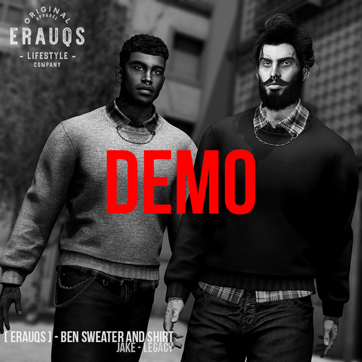 [ ERAUQS ] - Ben Sweater and Shirt - DEMO