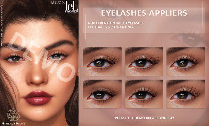 DEMO / Synergy / Eyelashes Naturals 01 LELUTKA EVO/EVO X