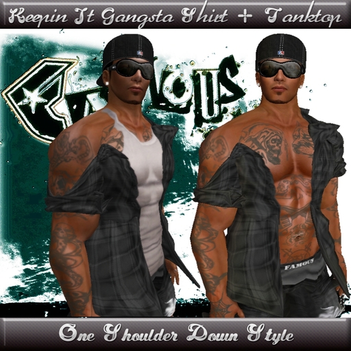 ***FaMouS*** Keepin it Gangsta Shirt+Tanktop