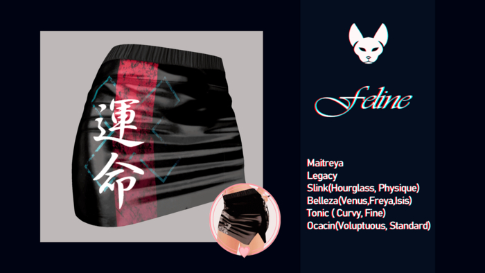 Feline - Mini Skirt - Destiny
