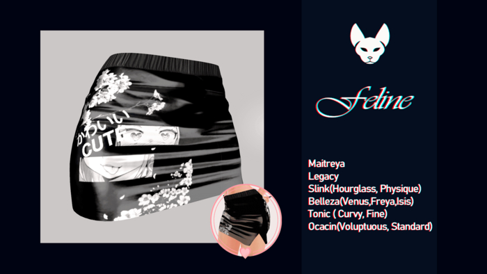 Feline - Mini Skirt - Cute