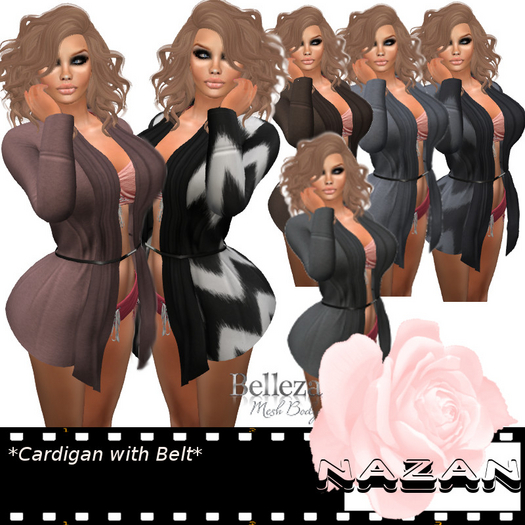 .::NC::. Cardigan with Belt (fullpack) *Belleza*