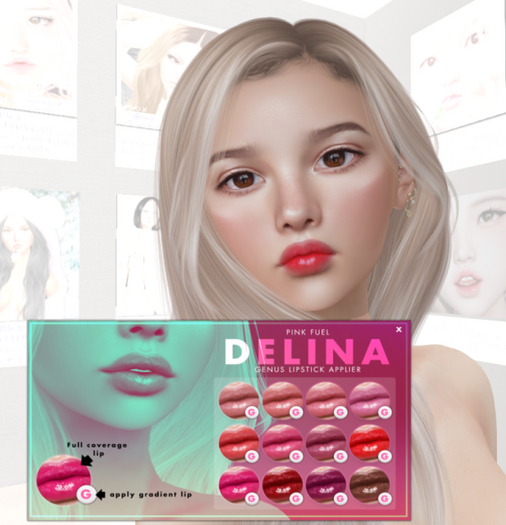 [PF] Delina - GENUS HD Lipstick Applier - RARE Fatpack