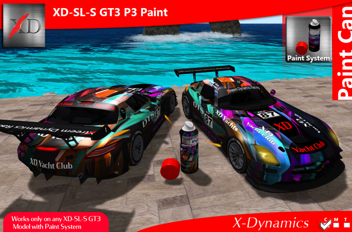 Paint Can XD-SL-S GT3- P3 Boxed