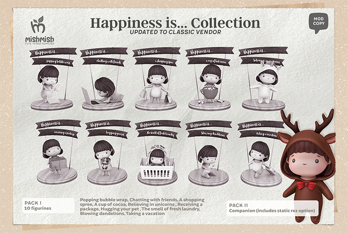 MishMish - Happiness is... Collection - Pack II [Boxed]