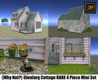 {Why Not?} Glenfarg Cottage RARE 4 Piece Mini Set
