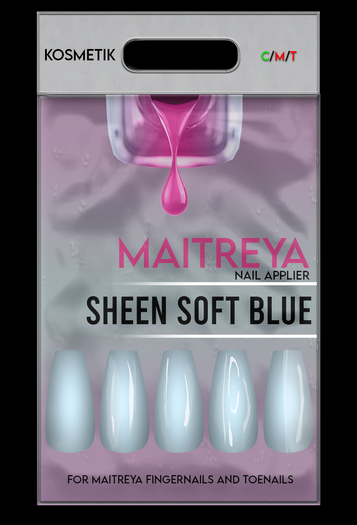 KOSMETIK Nail Applier // Sheen Soft Blue MAITREYA