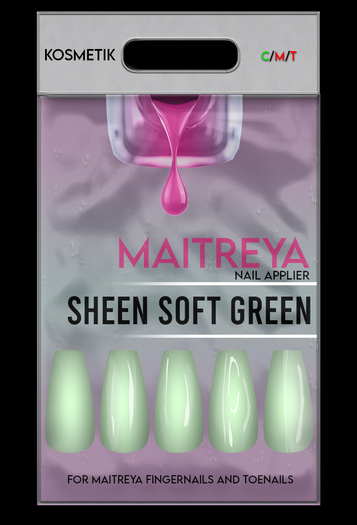 KOSMETIK Nail Applier // Sheen Soft Green MAITREYA