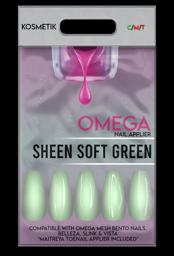 KOSMETIK Nail Applier // Sheen Soft Green OMEGA