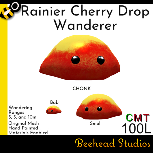 Rainier Cherry Drop Wanderer Pet