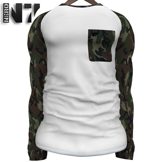 Nero - Camo Shirt - White-Green