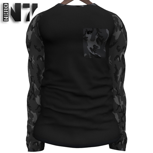Nero - Camo Shirt - Black-Grey