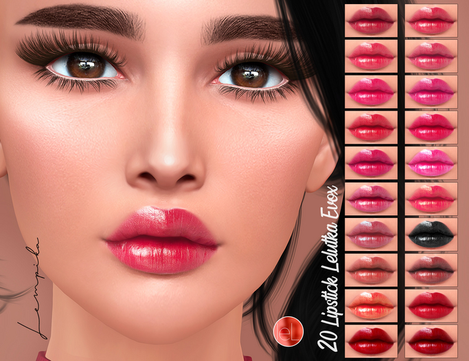 Lempika - 20 Lipstick Lelutka Evox #3 -DEMO-