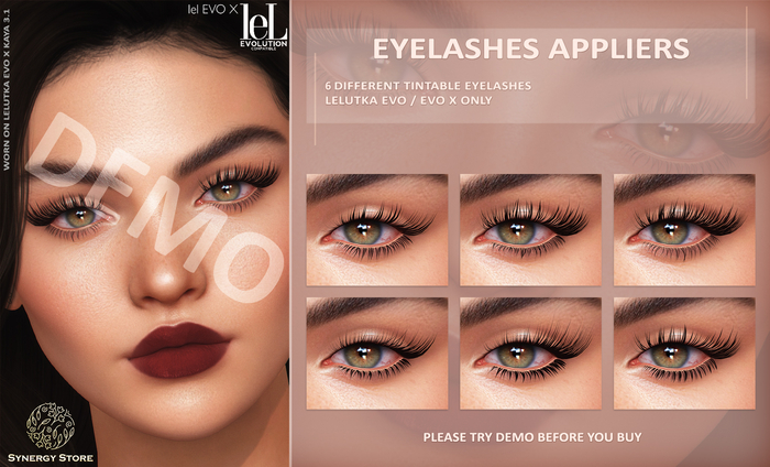 DEMO / Synergy / Eyelashes Dramatic 01 LELUTKA EVO/EVO X