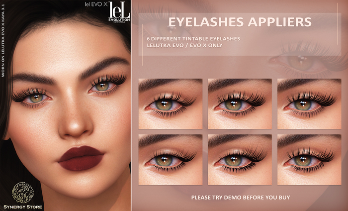 [SYN] Synergy / Eyelashes Dramatic 01 LELUTKA EVO/EVO X