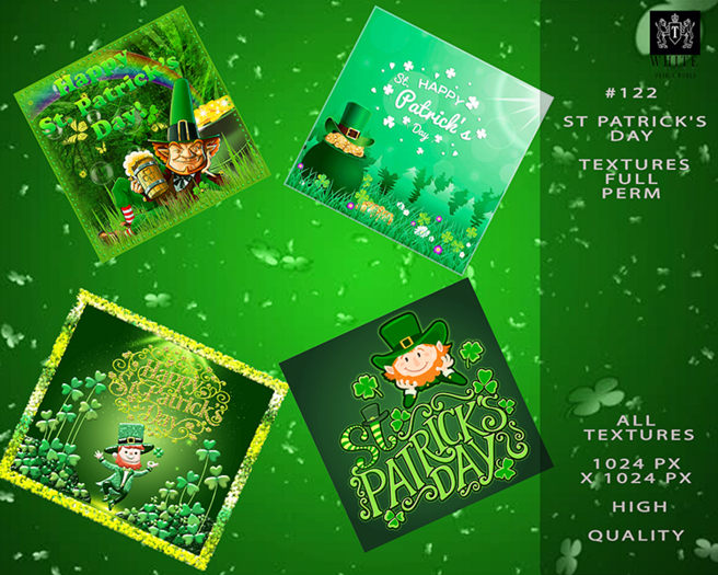 ::TW::#122  St Patrick's Day  TEXTURES FULL PERM 