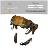 :::SOLE::: SA - Head gear DT1 (Orange)