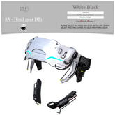 :::SOLE::: SA - Head gear DT1 (White Black)