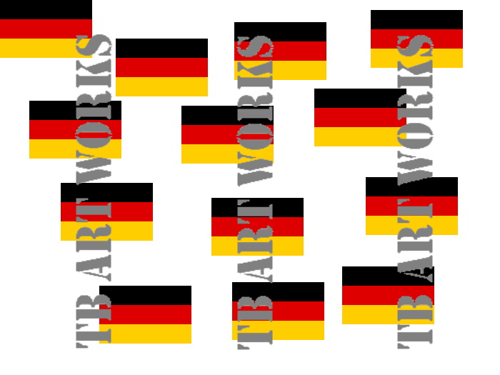 TB TINY Flag of Germany Balloon Poofer (add to Neck or Chest)