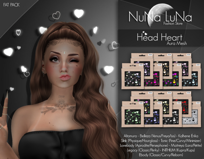 ~NuNa LuNa~ HEAD HEART *FAT PACK*