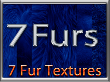 Zoy Texture [ Fur Shag Navy ] 7 Colors