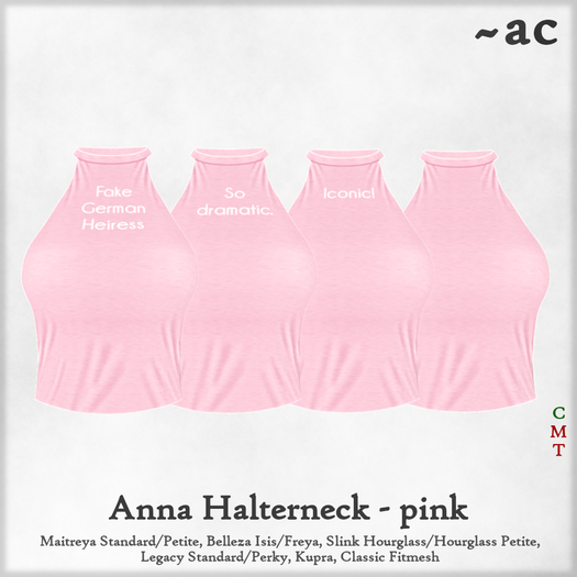 ~AC Anna Halterneck - pink