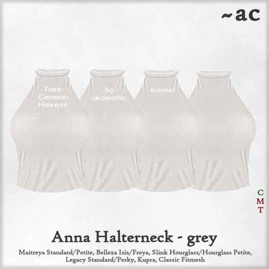 ~AC Anna Halterneck - grey