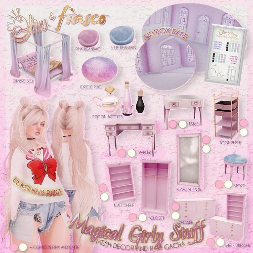 .Olive. & Fiasco the Magical Girly Stuff - Skybox RARE [bxd]