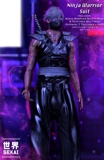 +SEKAI+ Ninja Warrior Suit - [Cyan]