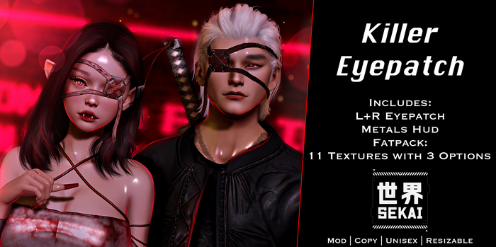 +SEKAI+ Killer Eyepatch - [BLACK]