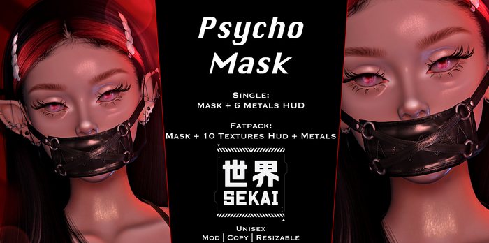 +SEKAI+ Psycho Mask - Pink