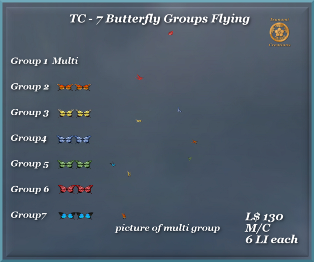 Butterfly Groups Flying