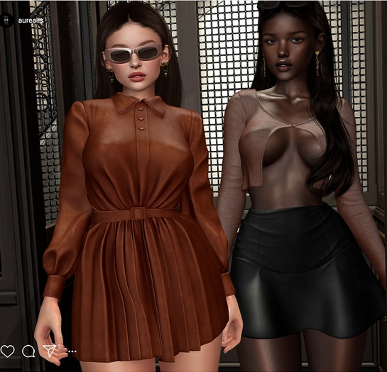 25. Aurealis - Aria Gacha Dress [Reborn] RARE EBODY REBORN + HUD