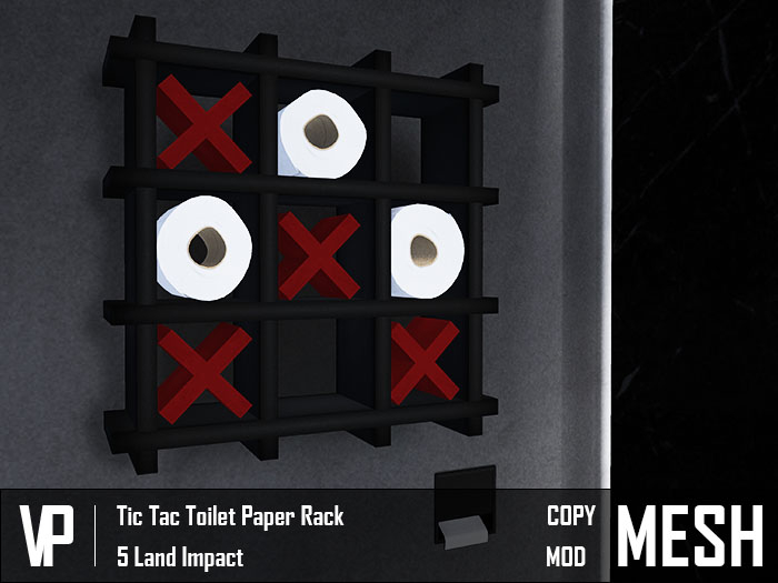 =VP= Tic Tac Toilet Paper Rack (COPY/MOD) 