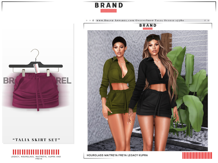 BRAND: Talia Skirt (Pink)