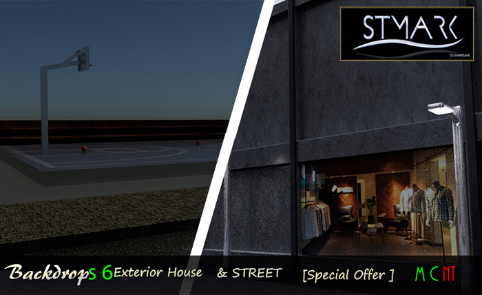 BACKDROP  Exterior House & STREET  [Special Offer ]