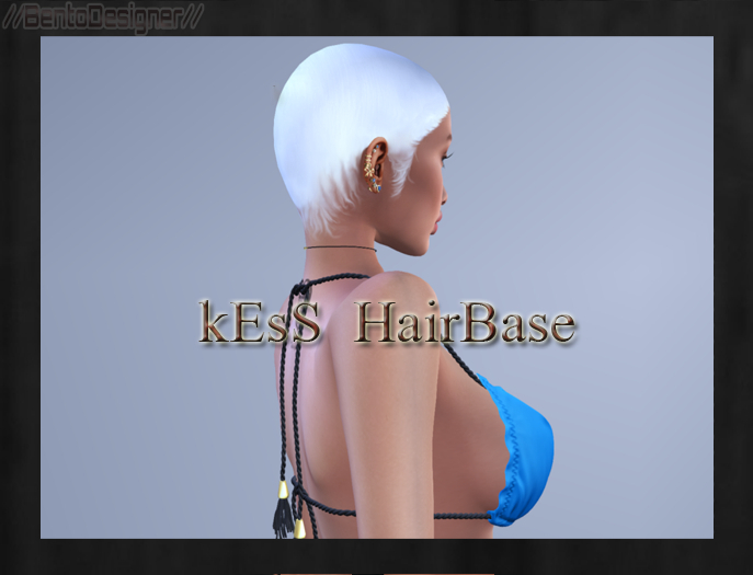 //BentoDesigner// HairBase kEsS WHITE