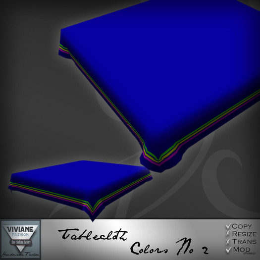 Viviane Fashion - Tablecloth Color No2