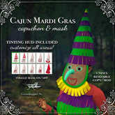 Grasshopper St Cajun Mardi Gras Capuchon Tints