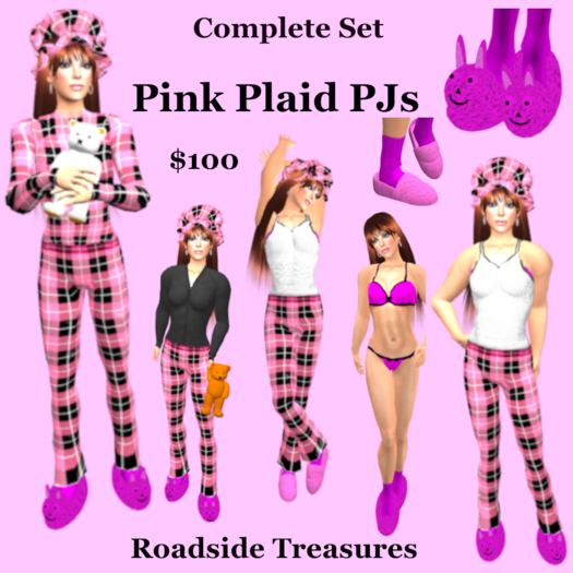 Pink Plad PJs