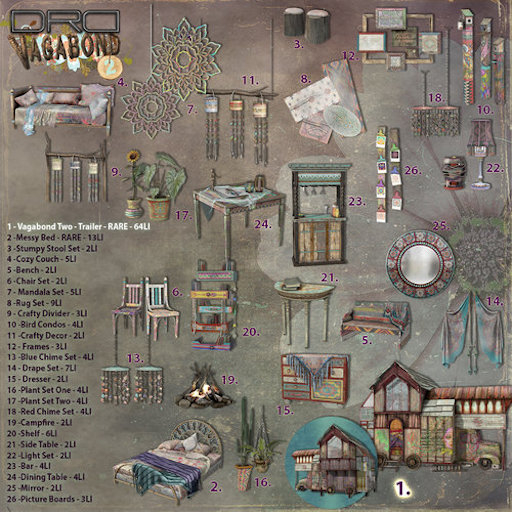 2 - DRD - Vagabond Two - Messy Bed - RARE