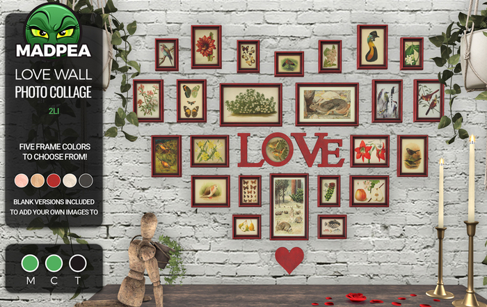 MadPea Love Wall Photo Collage