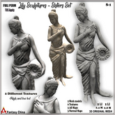 FULL PERM, Lily Sculptures - Sisters Set 1