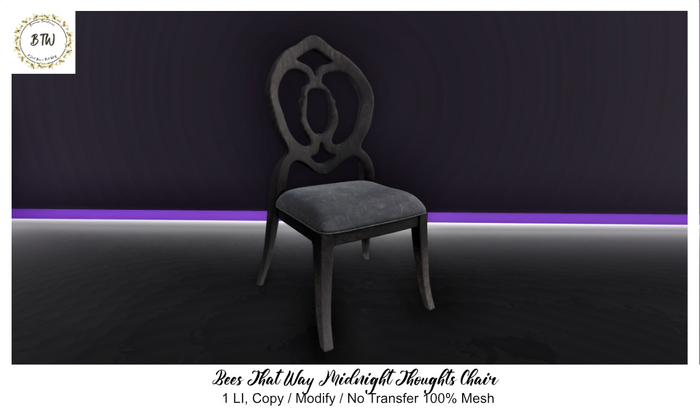 BTW - Midnight Thoughts Chair