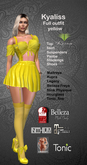 Res_Kyaliss Complete Outfit yellow